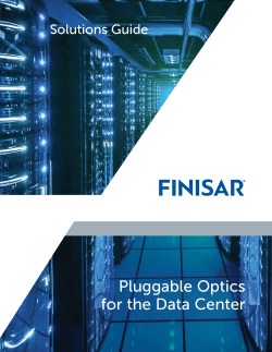 Pluggable Optics for the Data Center