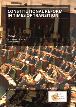 Publication - Arab Reform Initiative