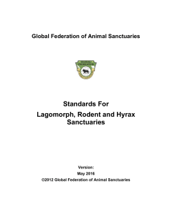 Lagomorphs, Rodents and Hyrax - Global Federation of Animal