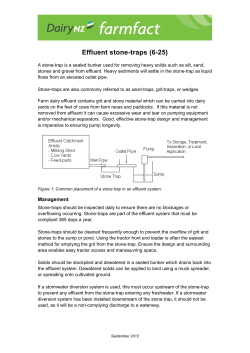 DairyNZ Farmfact 6-25 - Effluent stone
