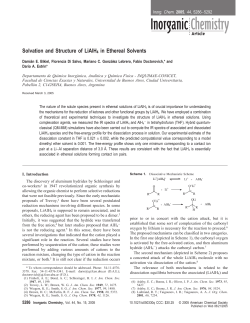 Solvation and Structure of LiAlH4 in Ethereal Solvents