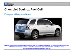 Chevrolet Equinox Fuel Cell - GM Service Technical College
