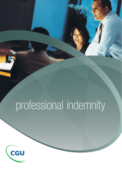 professional indemnity - Building Industry Solutions