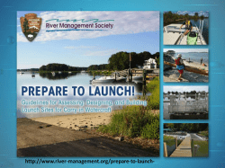 Prepare to Launch - Society of Outdoor Recreation Professionals