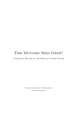 This Mustard Seed Grew!