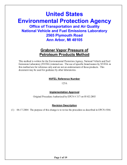 Grabner Vapor Pressure of Petroleum Products