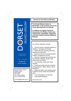 Bridport sources guide