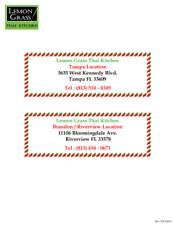 full menu  - Lemon Grass Thai Kitchen