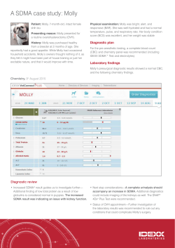 SDMA Case Study Patient