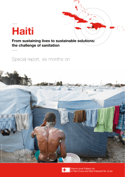 Haiti sanitation report July 2010
