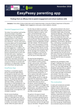 EasyPeasy parenting app