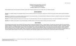 Pediatric Prehospital Protocols Grant Cervical Spine Immoblization