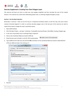 Creating Your Own Polygon Layer