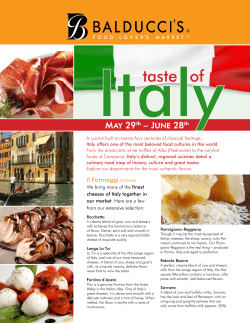 taste of - Balducci`s