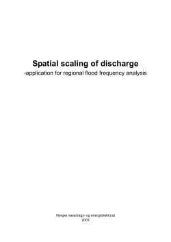 Spatial scaling of discharge