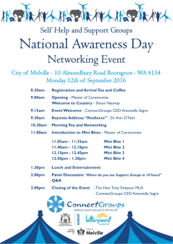 NAD Networking Programme.indd