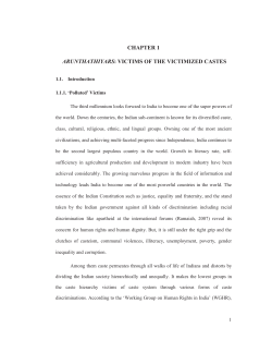 chapter 1 arunthathiyars: victims of the victimized