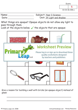 Opaque - PrimaryLeap