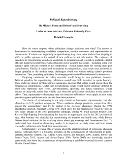 Political Repositioning