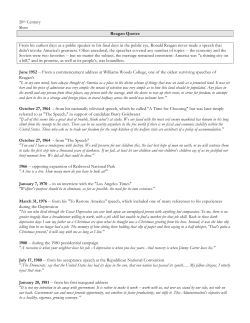 20th Century Shen Reagan Quotes From his earliest days as a