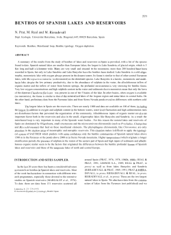 benthos of spanish lakes and reservoirs