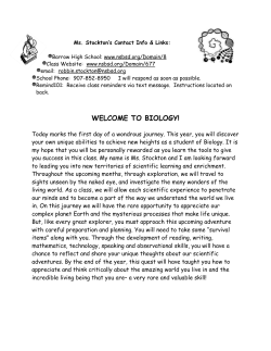Biology Syllabus