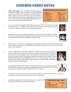 stephen curry notes