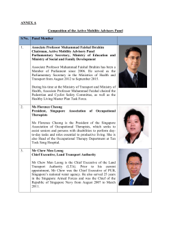 annex a - Land Transport Authority