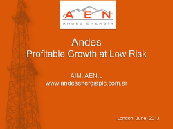 ANDES-PRESENTATION-June 2013
