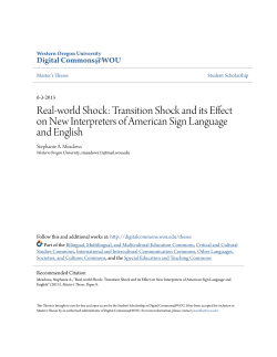 Real-world Shock: Transition Shock and its Effect on New