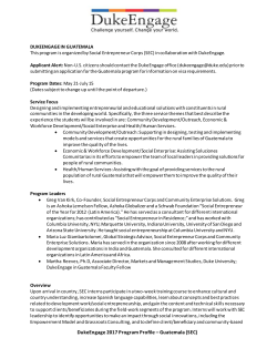 PDF of Program Profile - DukeEngage