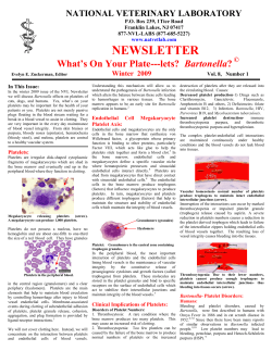 NEWSLETTER - National Veterinary Laboratory, Inc.