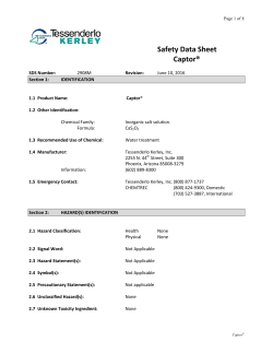 Safety Data Sheet Captor®