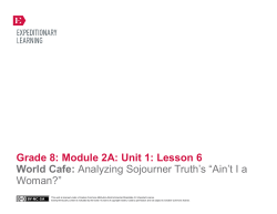 Grade 8: Module 2A: Unit 1