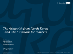 The rising risk from North Korea