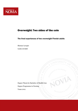 Overweight: Two sides of the coin