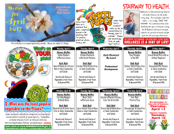 April 3-12 - school menus