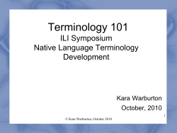 - Indigenous Language Institute
