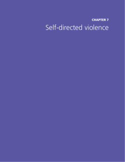 Self-directed violence - World Health Organization