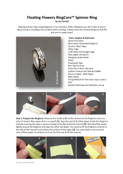 Floating Flowers RingCore&trade; Spinner Ring