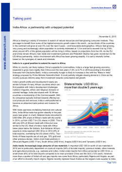 India-Africa: a partnership with untapped potential