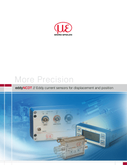 Catalog eddyNCDT Sensors  - Micro