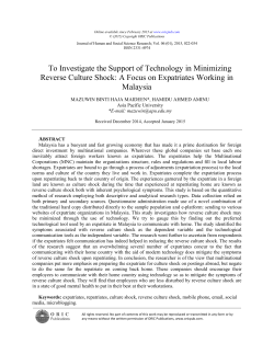To Investigate the Support of Technology in Minimizing Reverse