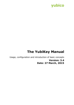 The YubiKey Manual