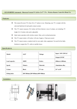 This mount fits most TVs from 26 to 57 inches in size. Mounting your
