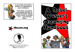 A Rebel Workers` Organising Handbook