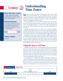 Understanding Time Zones