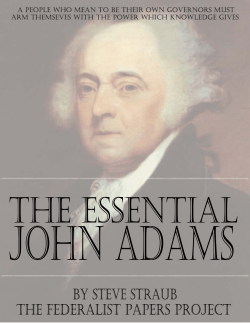 john adams quotes - The Federalist Papers