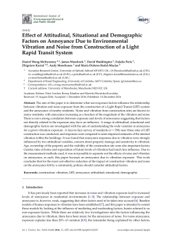 Effect of Attitudinal, Situational and Demographic Factors on