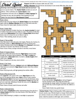 Dead Quiet - Campaign Wiki